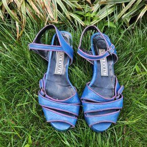 Vintage Norma Kamali Leather Sandals
